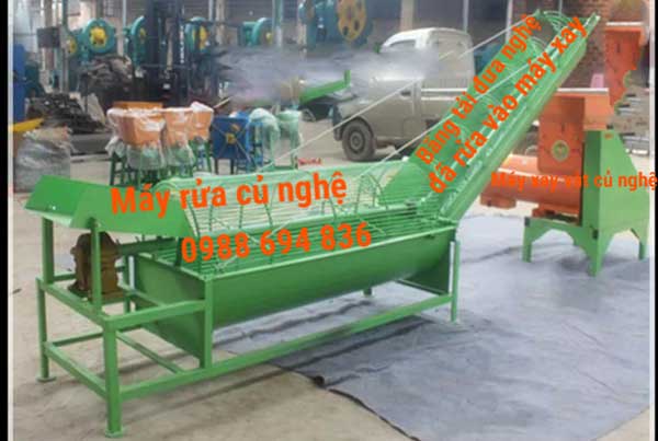 Máy say nghiền củ nghệ tươi công nghiệp